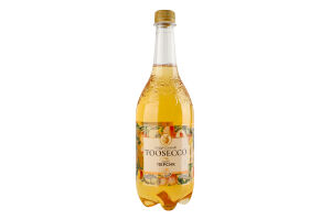 Сидр 750мл 5% сухой газированный пастеризованный обычный Вкус персик Toosecco п/бут