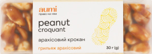 Грильяж Арахісовий крокан Aumi м/у 30г