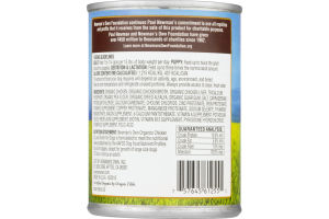 Newman's Own Organics Premium Dog Food Chicken & Liver Dinner