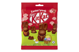 Шоколад молочный с начинкой с рисовыми крипсами, печеньем и кусочками вафель Easter break Kit Kat м/у 6х11г