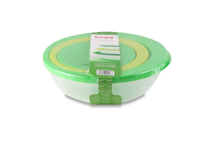 Набір контейнерів Eat&Drink круглий 3пр