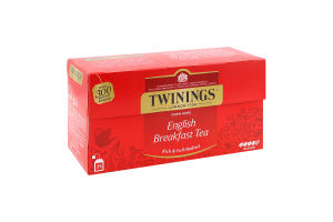 Чай English Breakfast чорний 25*2г Twinings