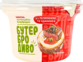 Закуска бутербродная пастообразная С телятиной и аджикой БутерброДиво ст 200г