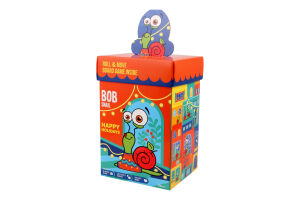 Набор продукции с игрой и игрушкой Подарочный бокс Bob Snail к/у 300г