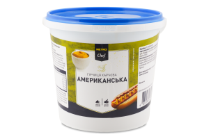 Горчица пищевая Американская Metro Chef ведро 1кг