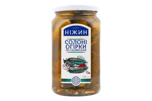 Огірки солоні По-селянськи Ніжин с/б 920г
