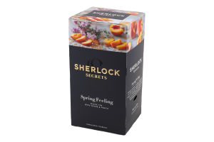 Бленд чая черного мелкого с тимьяном и ароматом персика Spring feeling Sherlock Secrets к/у 22х1.8г