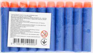 Іграшка для дітей від 3років поролон 7см №VA304492 Патрони Greenwich Products Co. Limited 10шт