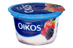 Dannon Oikos Nonfat Yogurt Mixed Berry