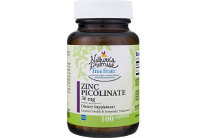 Nature's Promise 30mg Zinc Picolinate - 100 CT