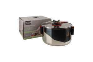 Каструля Prime Chef 4,7л з скляною кришкою 22см Krauff