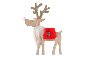 Прикраса декоративна Олень святковий в асортименті