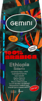 Кофе натуральный жареный в зернах Sidamo Ethiopia Gemini в/с м/у 250г