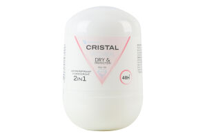 CRISTAL/КРІСТАЛ Кульковий антиперспірант – дезодорант 2 в 1 для жінок