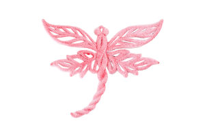 Подвеска Стрекоза бархат пластик 10х13 0701-1