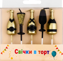 Свечи в торт Фигурки Праздничные Festa (Guangzhou) Co. Ltd 5шт