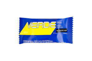 Цукерка з фундуком та чорним шоколадом з кокосовим цукром та підсолоджувачами Verde м/у 17г