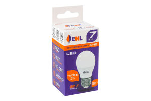 Лампа светодиодная LED 4100K 7W E27 G45 №G45Е277ENLN Enl 1шт