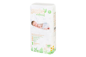 Підгузки Нейча ньюбон 1 2-5кг 40шт Гіглс