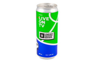 Пиво Underwood Brewery Live On TV світле з/б