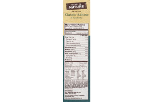 Back to Nature Organic Classic Saltine Crackers