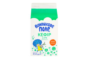 Кефір 2.5% Волошкове поле п/п 450г