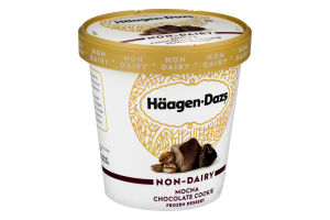 Haagen-Dazs Non-Dairy Frozen Dessert Mocha Chocolate Cookie