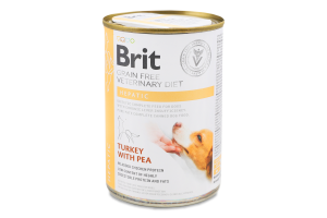 Корм д/собак Хепатік при захворюванні печінки 400г ж/б Бріт ВетДієтс