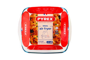 Форма скляна квадратна 2.2л 25x22х7см №212В100/7948 Air fryer Pyrex 1шт
