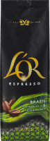 Кава натуральна смажена в зернах Brazil Espresso L'OR м/у 500г