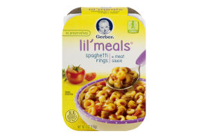 Gerber Lil' Meals Spaghetti Rings In Meat Sauce