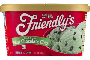 Friendly's Premium Ice Cream Mint Chocolate Chip