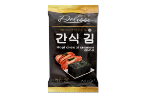Норі-снек з смаком Кімчі 4,5г Delisse