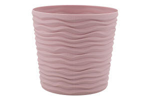 Горщик д/квітів Фьюжн 0,6л фрезія з вставкою низький d12*11см арт115086 Алеана