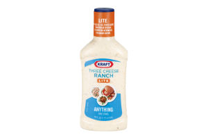 Kraft Anything Dressing Three Cheese Ranch Lite