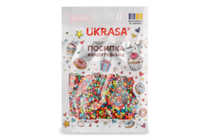 Посипка кругла Нонпарель 15г Украса