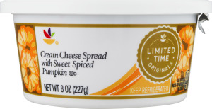 Ahold Cream Cheese Spread with Sweet Spiced Pumpkin