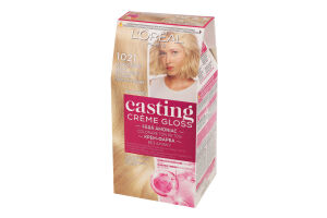 Крем-краска для волос без аммиака Casting creme gloss №1021 L'Oreal Paris 1шт
