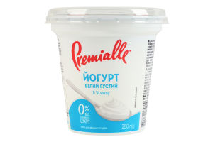 Йогурт 8% белый густой Premialle ст 280г