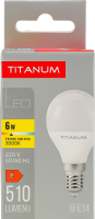 Лампа светодиодная 6W 510lm E14 3000К №TLG4506143 Titanum 1шт