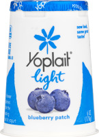 Yoplait Light Yogurt Blueberry Patch