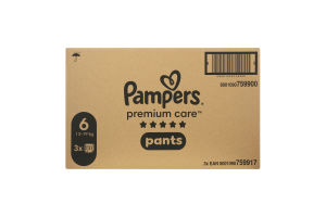 Трусики-підгузники дитячі 15+кг 6 Premium Care Pampers 31шт
