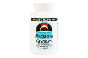 Добавка диетическая таблетки Глицинат магния Source Naturals 60шт