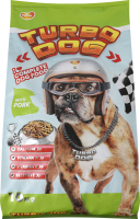 Корм сухий повнораціонний для дорослих собак With pork Turbo Dog м/у 10кг