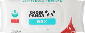 Салфетки влажные Green Fresh Antibacterial Snow Panda 100шт