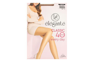 Колготки жіночі Elegante Classic Every day 40den 2 bronz