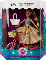 Іграшка Лялька Емілі Романтік з велосипедом KH23/021 Кідс Хітс