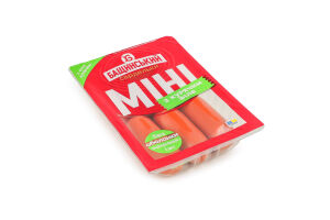 Сардельки вареные Мини с куриным филе Бащинський охл 1с лоток 0.28кг