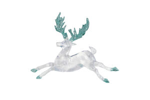 Підвіска новорічна Лось зелена 11,5*14см КМ