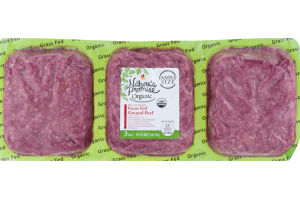 Nature's Promise Organic Grass Fed Ground Beef - 3 PK